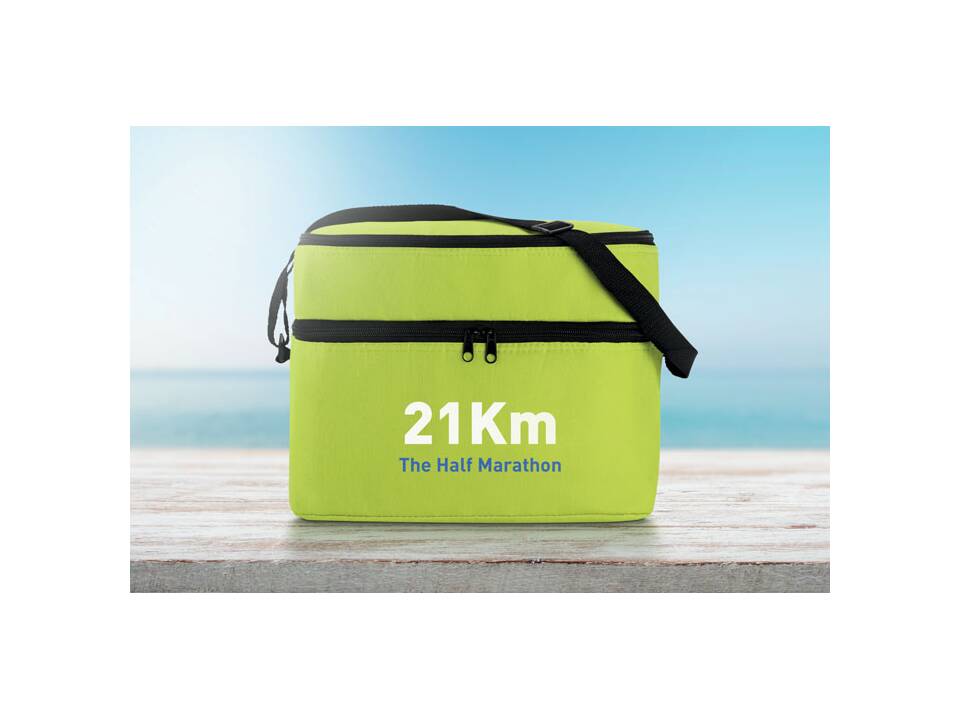 Cooler bag with 2 compartments 17