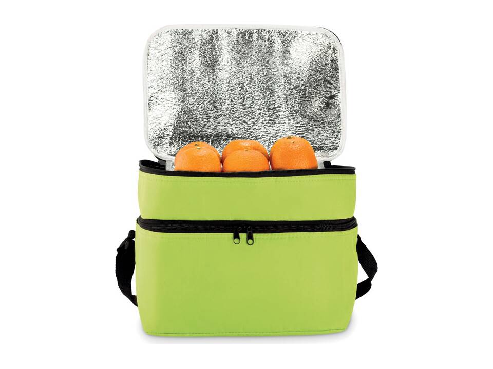 Cooler bag with 2 compartments 16