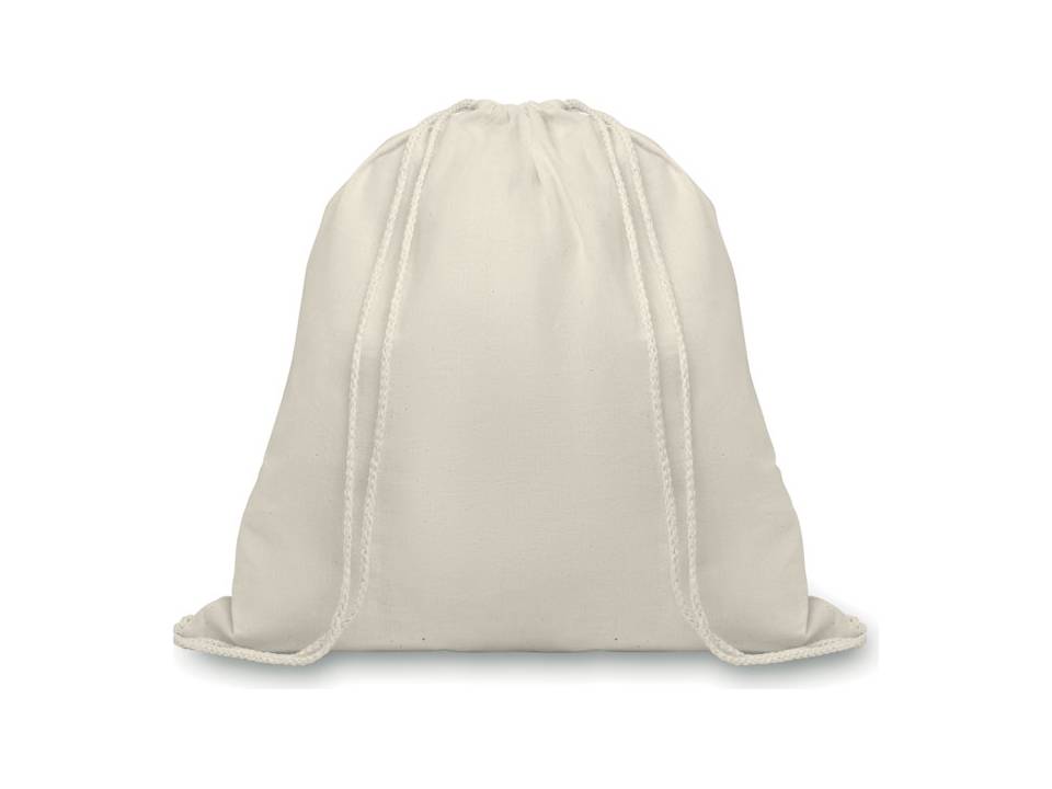 Organic cotton drawstring bag 2