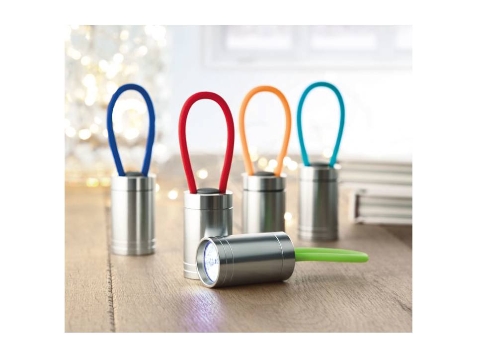 Aluminium torch glow in dark 12