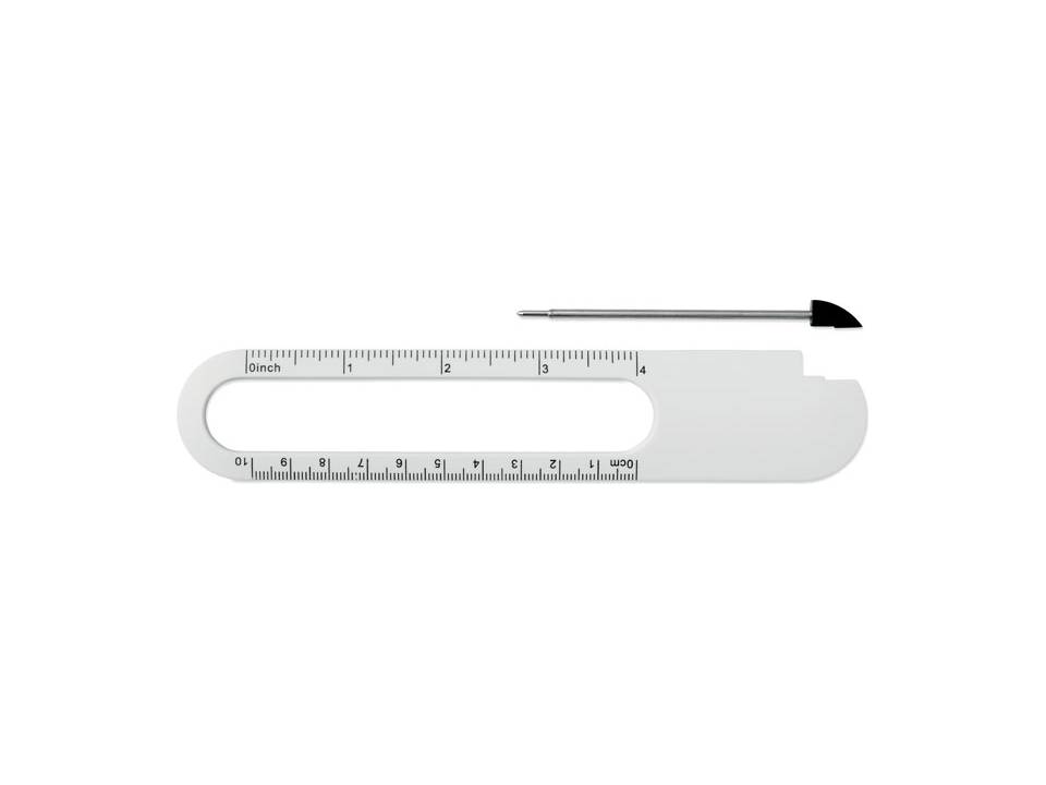 Ruler with magnifier and pen 2