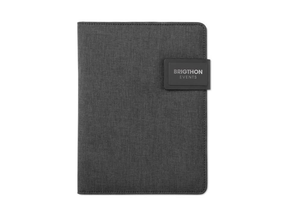 A5 portfolio with power bank 3