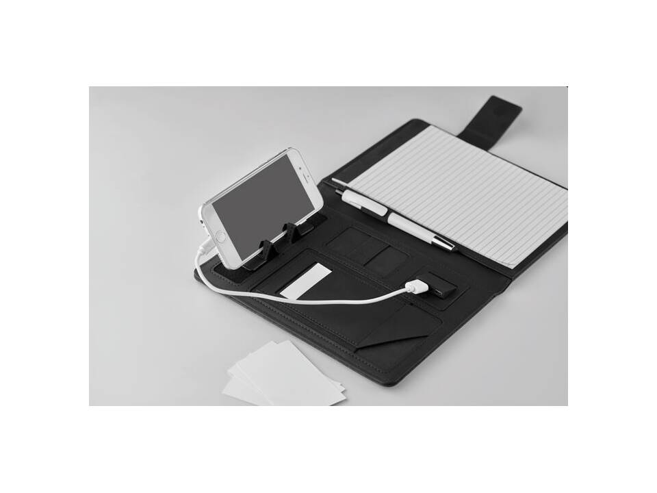 A5 portfolio with power bank 5