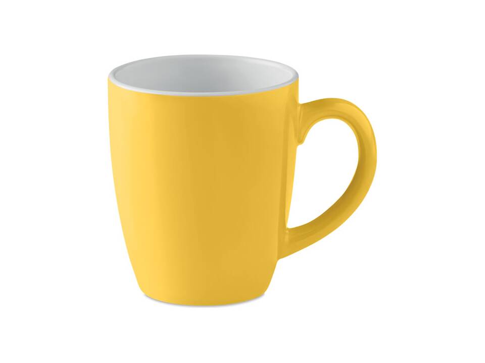 Ceramic coloured mug 300 ml 6