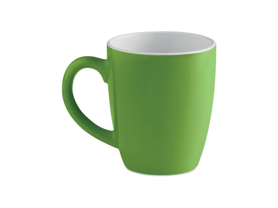 Ceramic coloured mug 300 ml 8