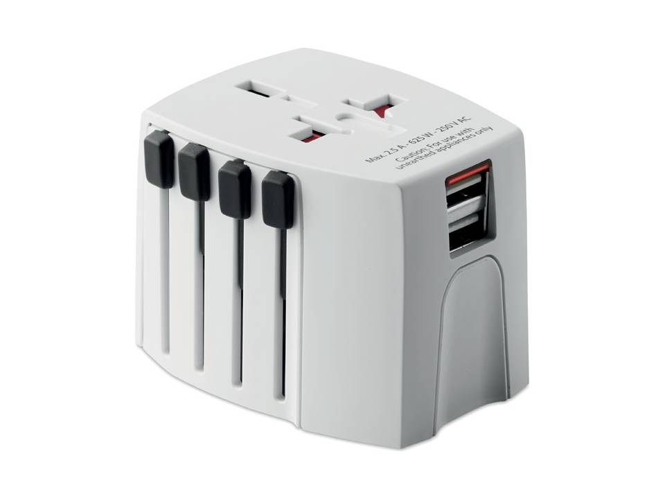 World Adapter MUV USB 2