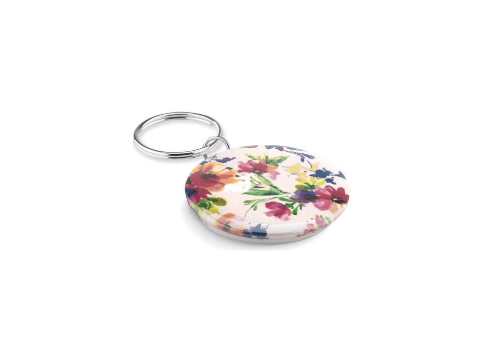 Small pin button key ring 4