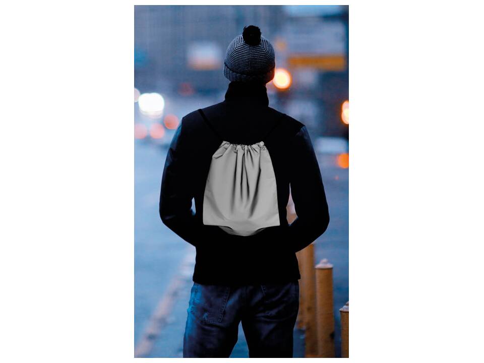 Reflective drawstring bag 1