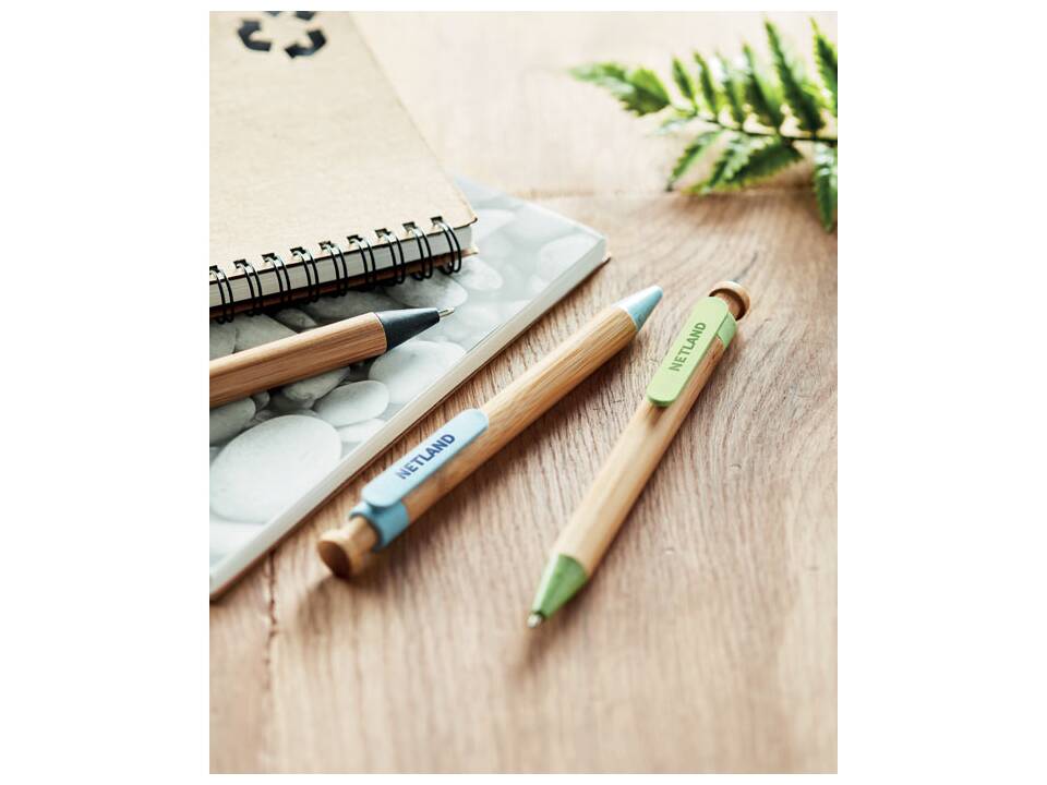 Bamboo/Wheat-Straw ABS ball pen 5