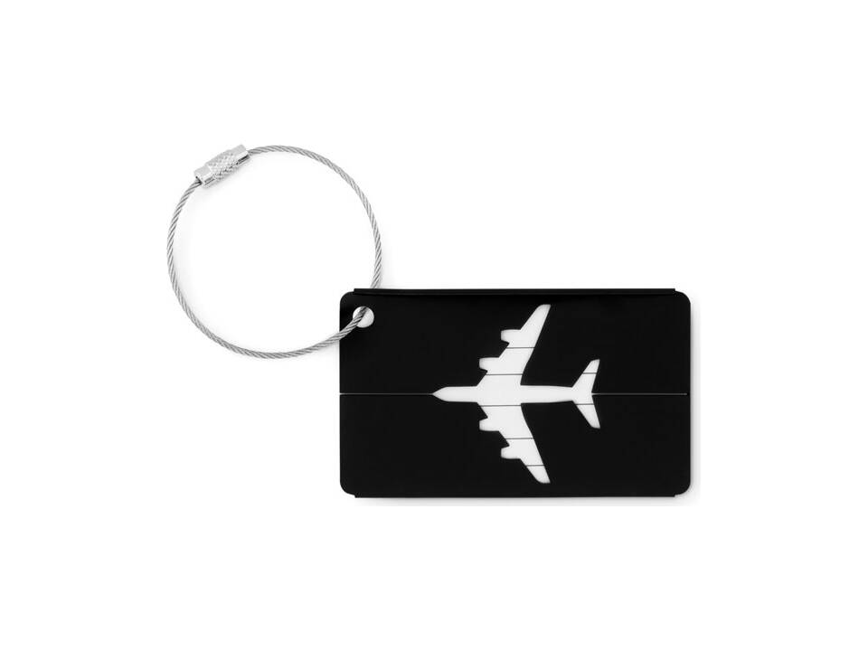 Aluminium luggage tag 2