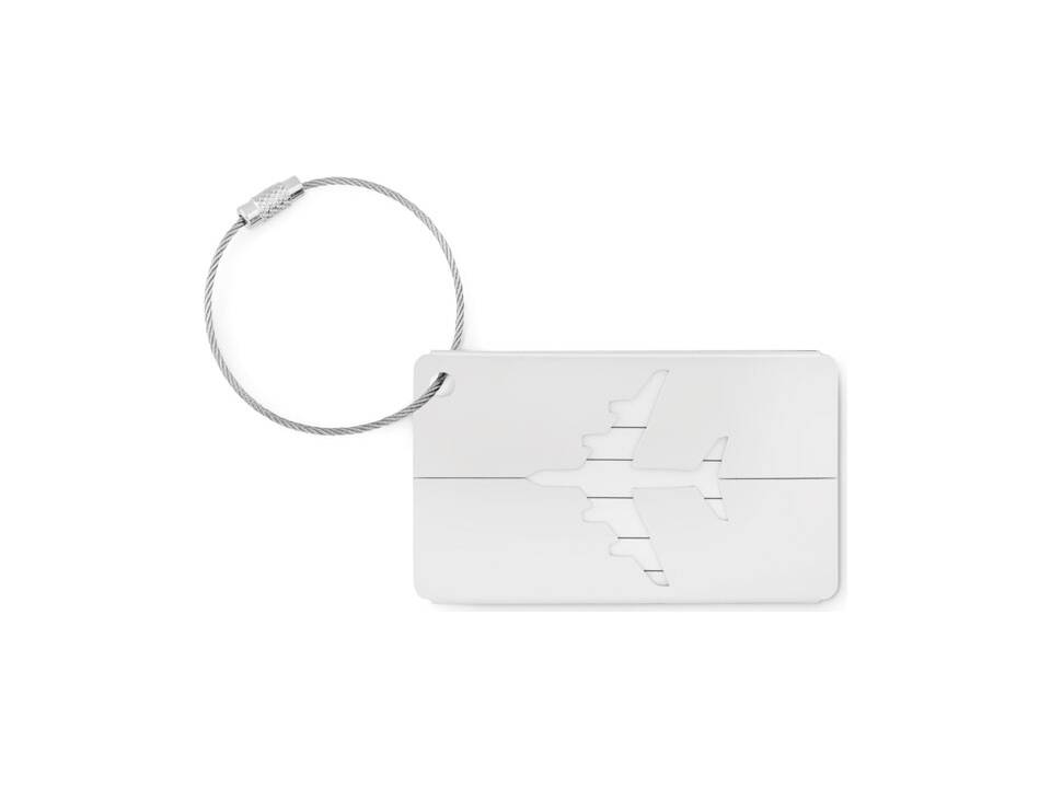 Aluminium luggage tag 4