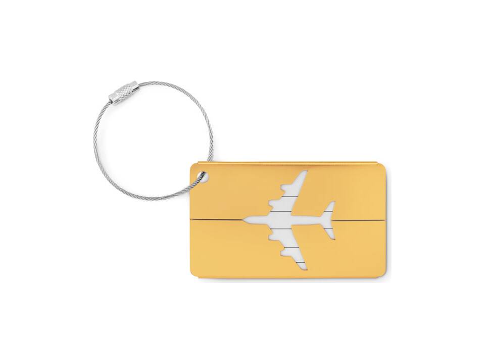Aluminium luggage tag 12
