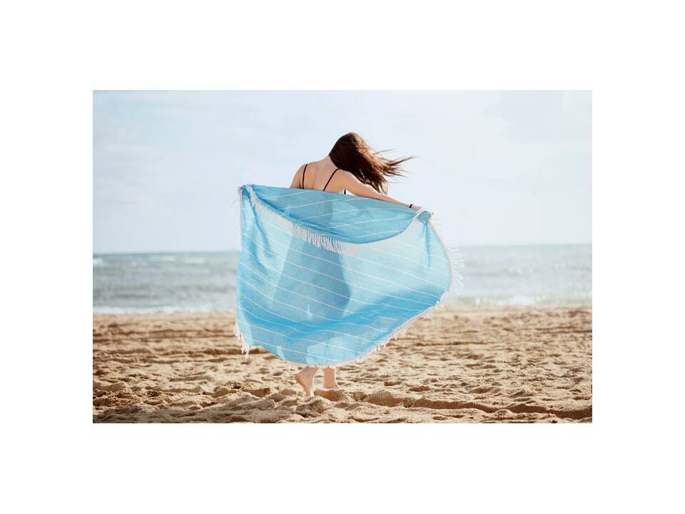 Round beach towel cotton 13