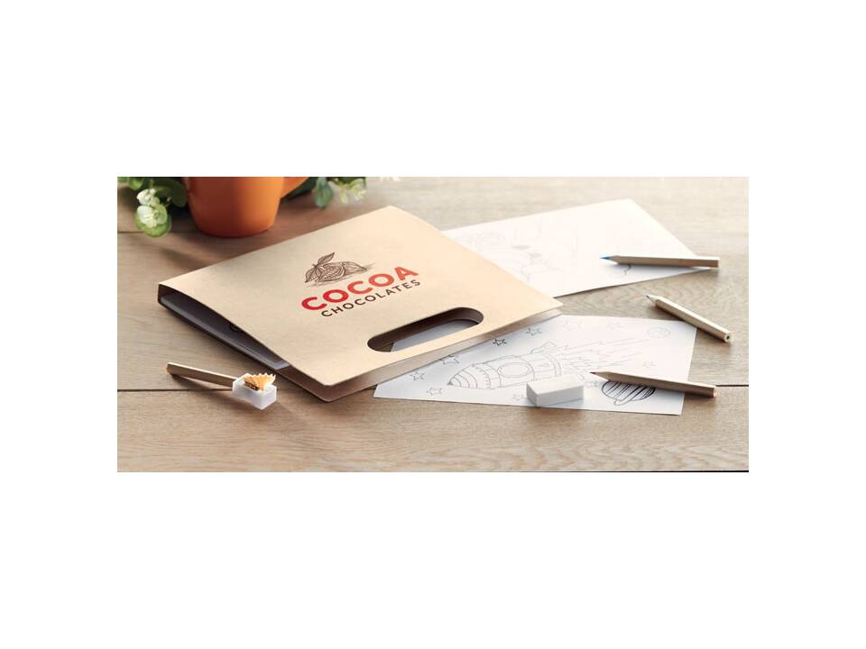 Colouring set with 6 pencils 5