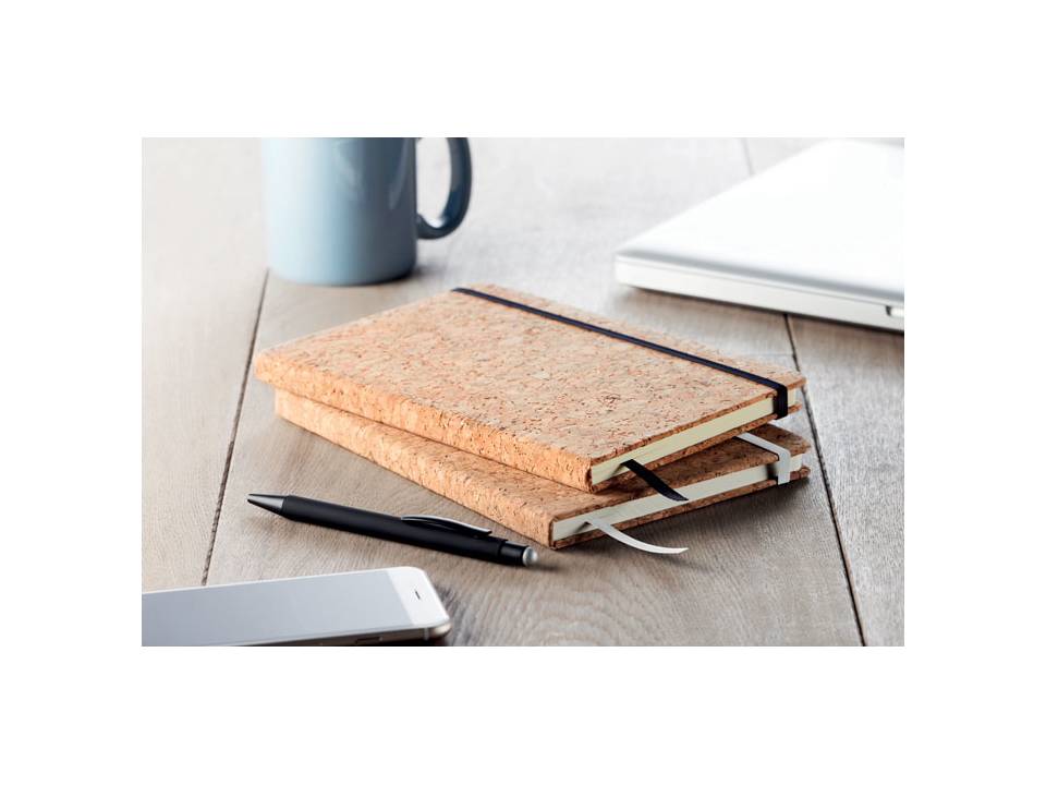 A5 notebook with cork cover 3