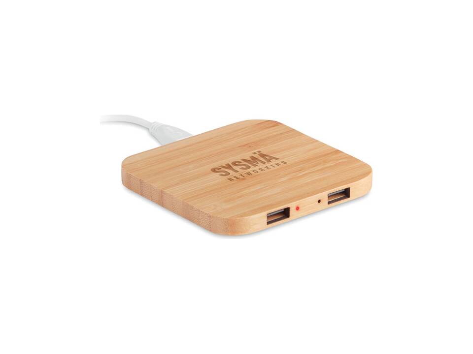 Bamboo wireless charging pad 5
