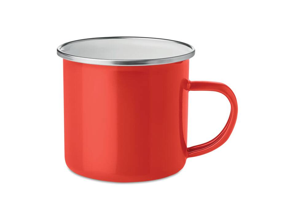 Metal mug with enamel layer 5