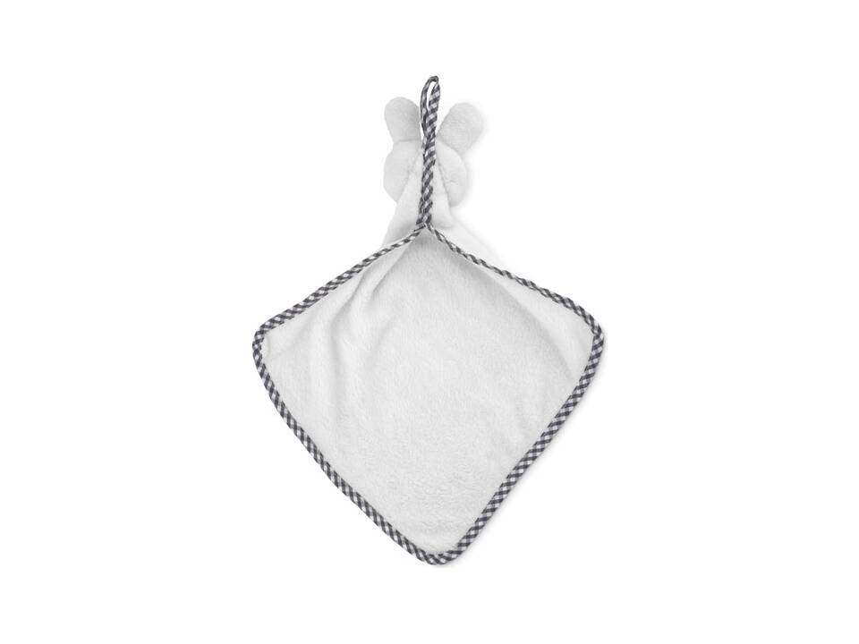 Plush rabbit design baby towel 2