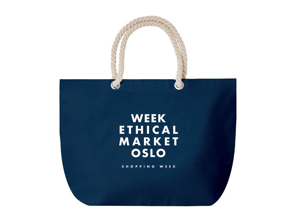 Beach bag with cord handle 20