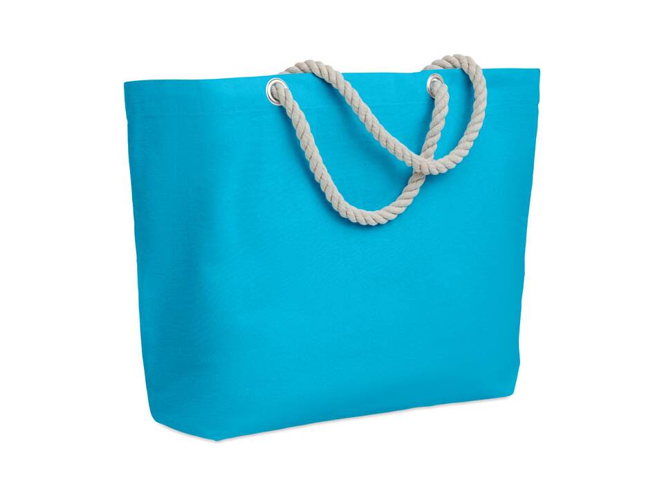 Beach bag with cord handle 6