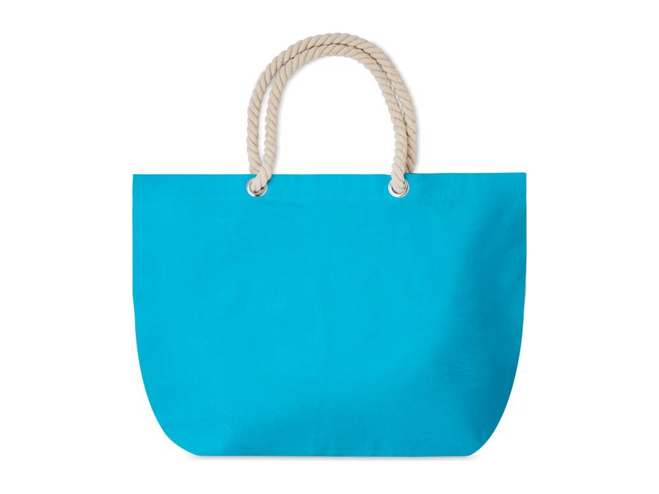 Beach bag with cord handle 5
