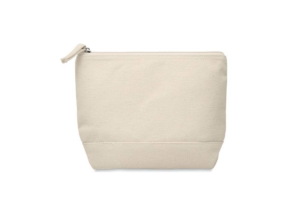 Bicolour cotton cosmetic bag 16