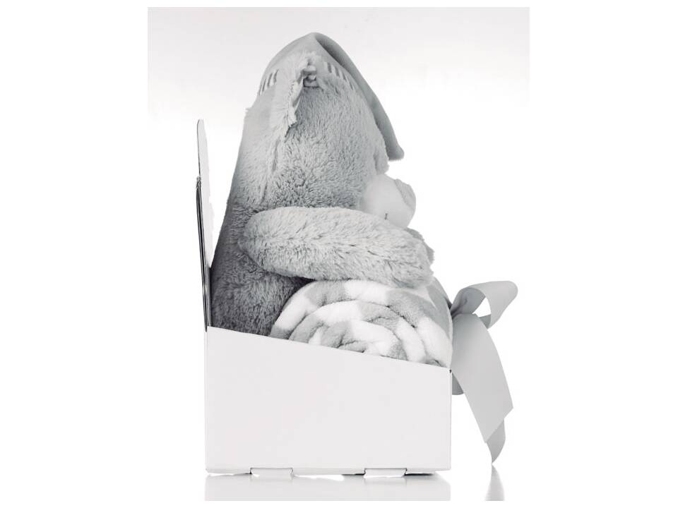 Large teddy bear with blanket 4