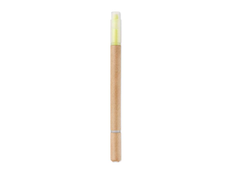 2 in 1 carton pen highlighter 2