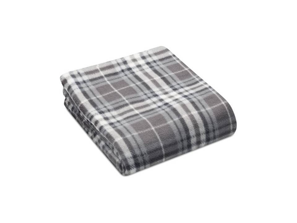 RPET Fleece blanket with squared pattern 14