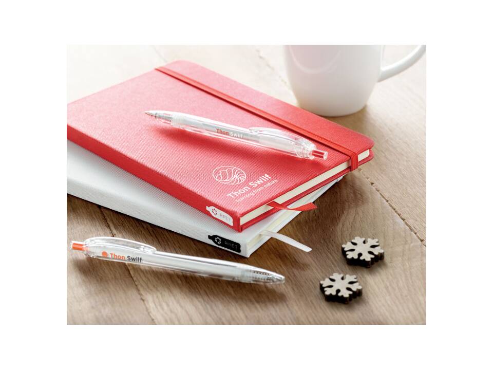 A5 notebook 600D RPET cover 30