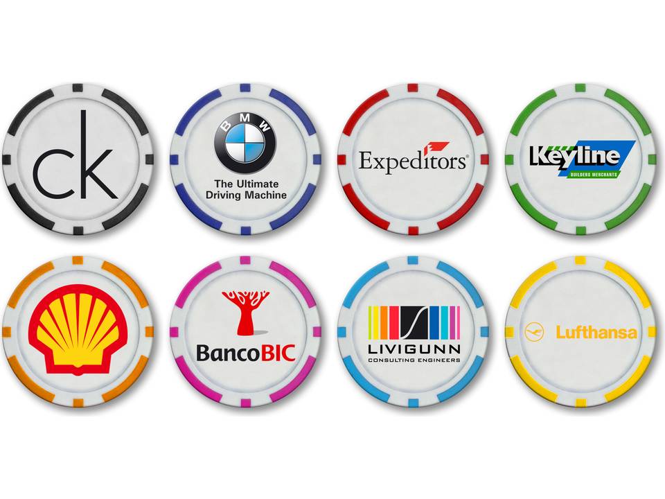 Poker Chip Ballmarkers 1