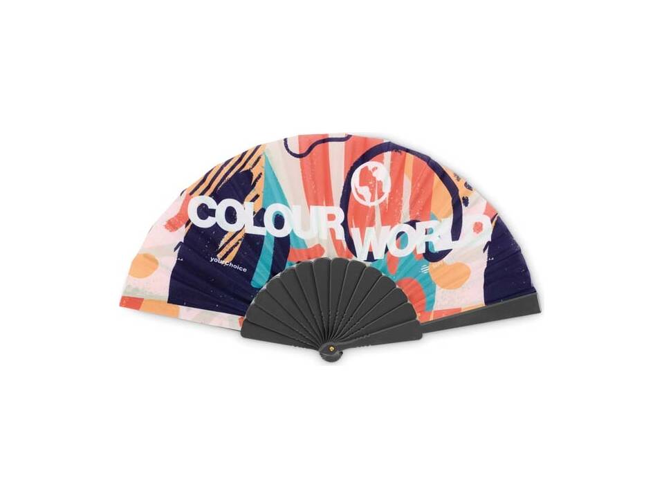 Custom-Made Plastic Fan – 100% Personalized Design 1