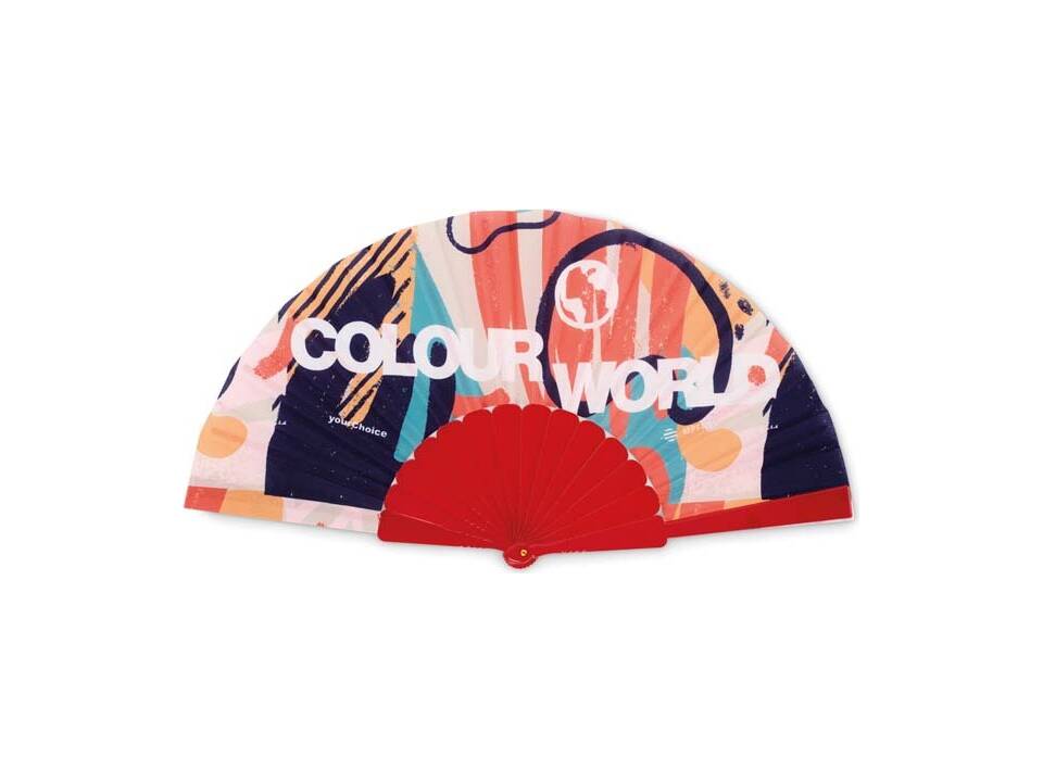 Custom-Made Plastic Fan – 100% Personalized Design 3