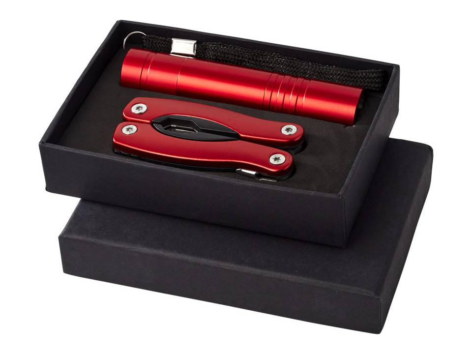 Scout multi function knife and flashlight gift set