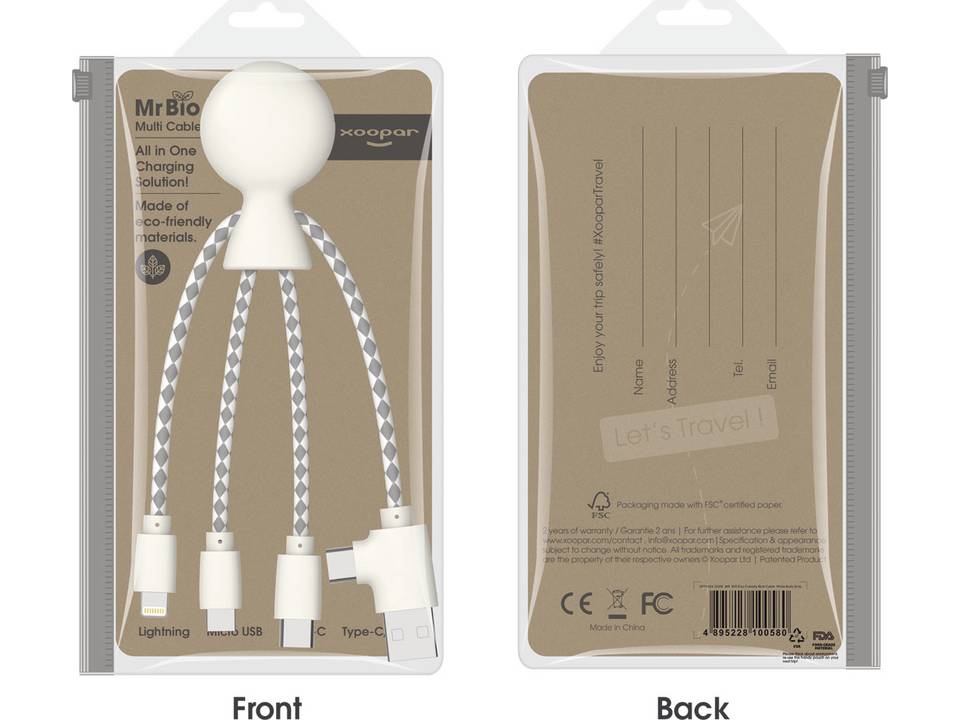 Multi function charging cable Mr. Bio 3