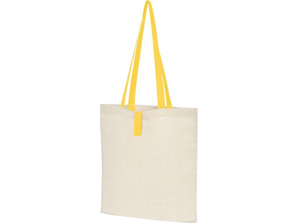 Nevada 100 g/m² cotton foldable tote bag 7