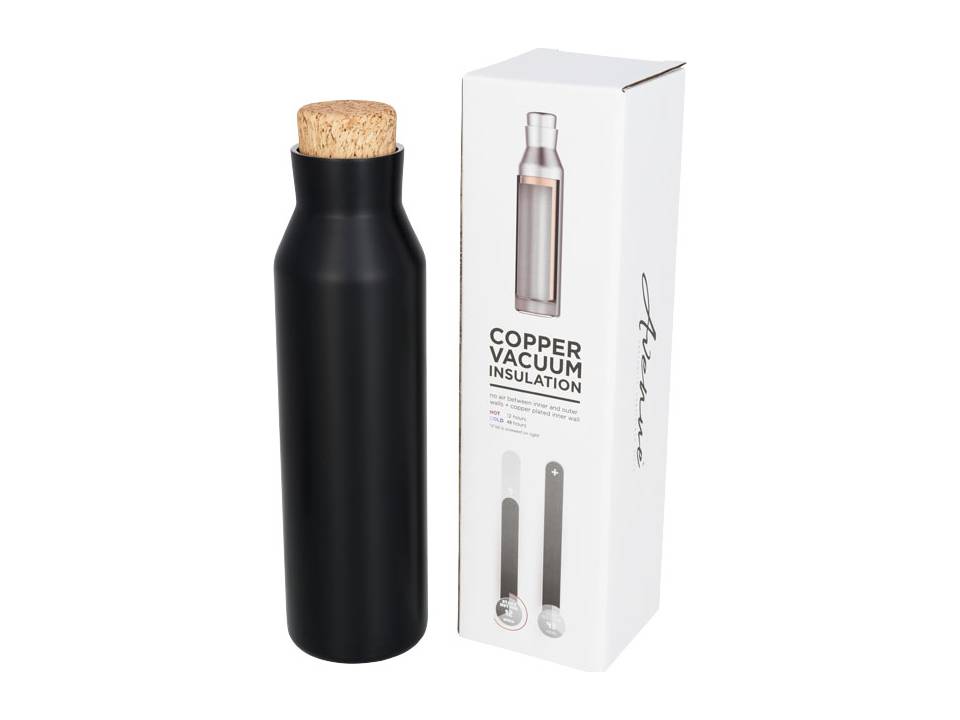 Norse copper vacuum insulated bottle with cork