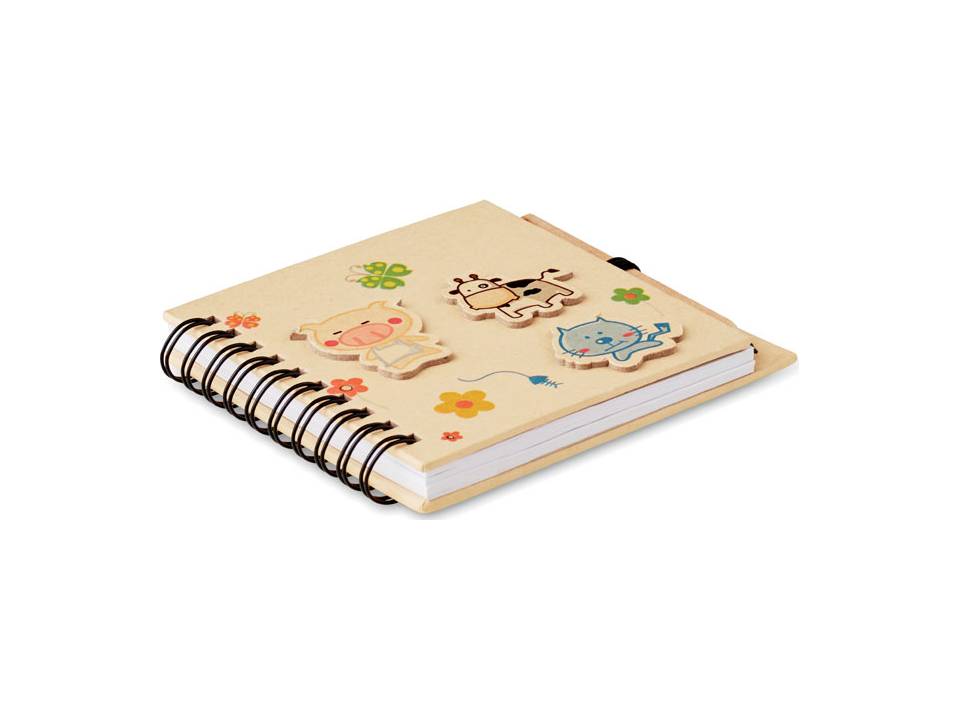 Children's notepad with pencil 6