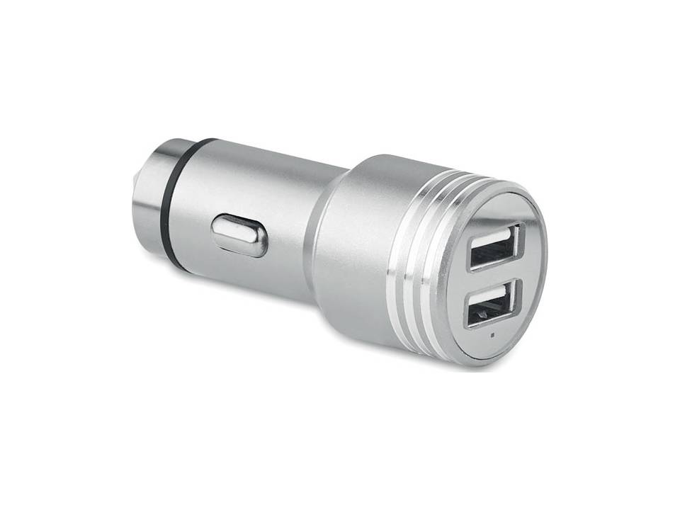 Car charger with emergency hammer
