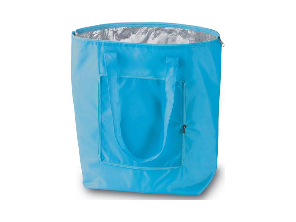 Foldable cooler shopping bag