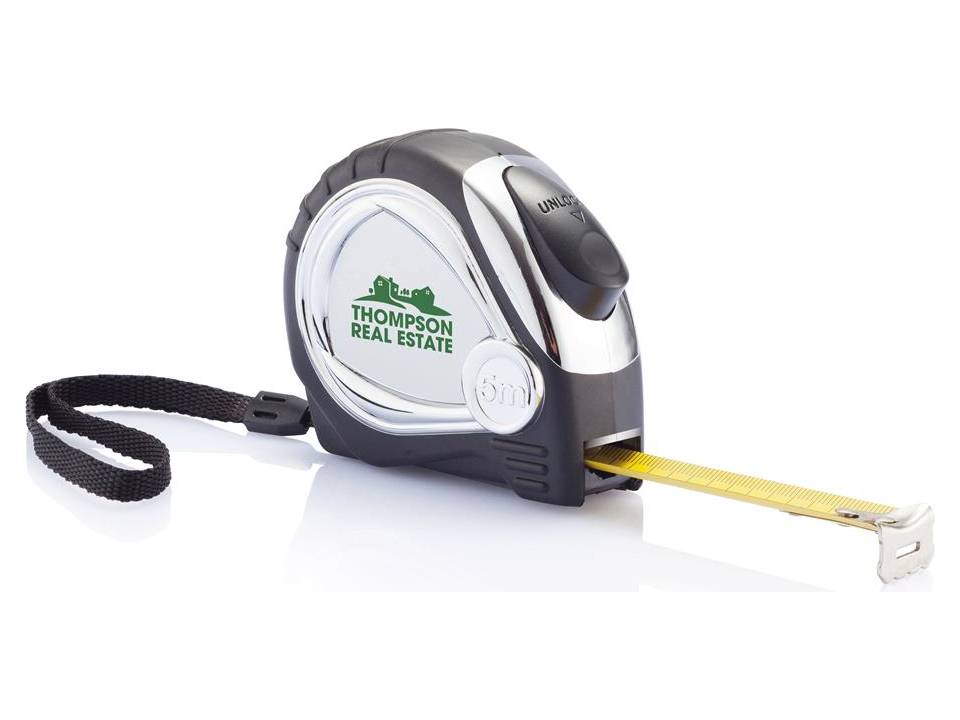 Chrome plated auto stop tape measure 3