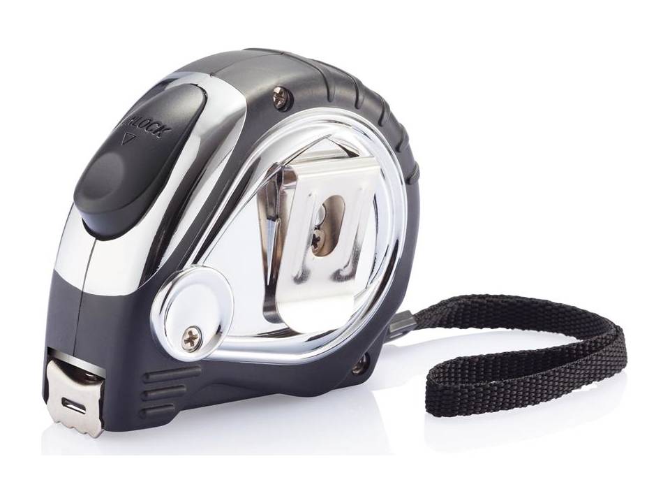 Chrome plated auto stop tape measure 2