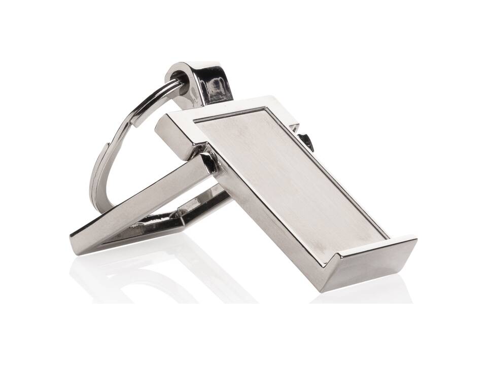 RSC recycled zinc alloy phone stand keychain 4