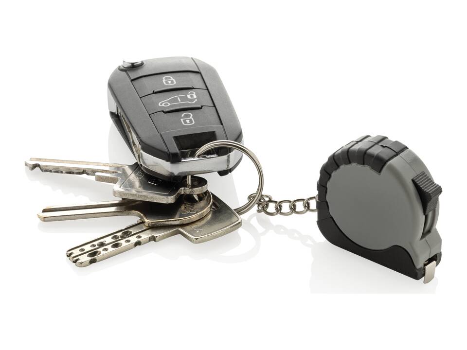 MeasureMate RCS reycled ABS 1 meter tape keychain 3