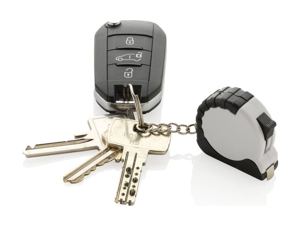 MeasureMate RCS reycled ABS 1 meter tape keychain 13