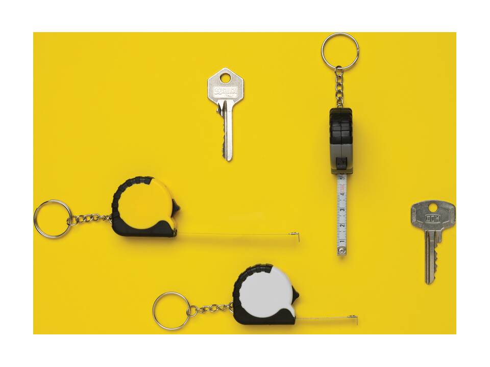 MeasureMate RCS reycled ABS 1 meter tape keychain 18