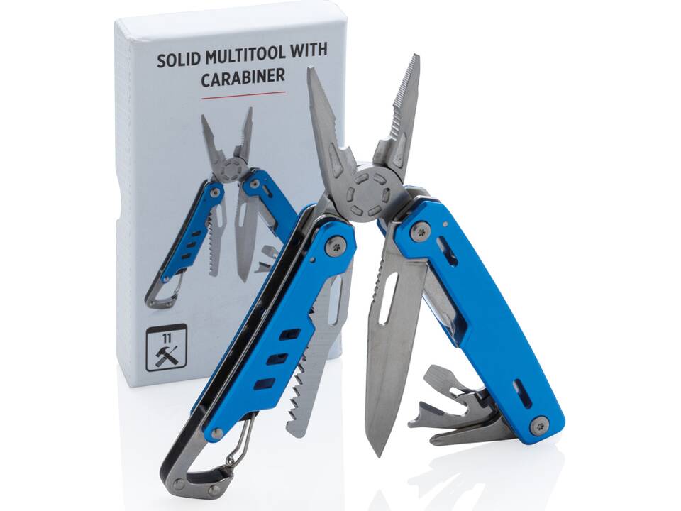 Solid multitool with carabiner 35