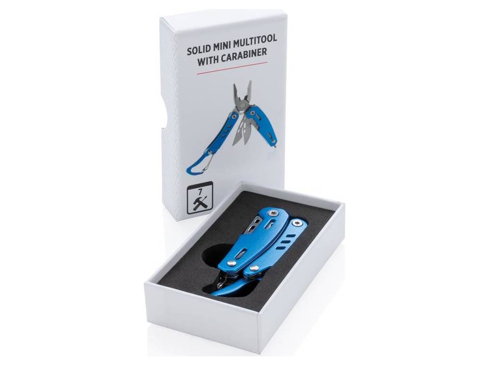 Solid mini multitool with carabiner Pasco Gifts