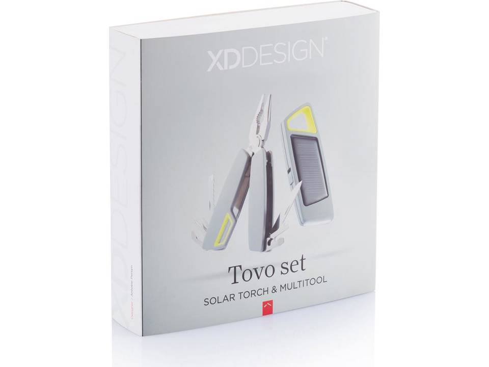 Tovo set solar torch & multitool 1