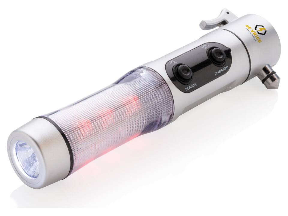 Emergency light with hammer 5